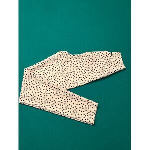 Beach Riot Leggings Peach w/black polka dot Sz S